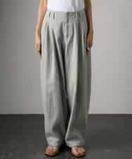 FMLGE01450 MICHEL KLEIN(ミッシェルクラン) [セットアップ対応]デニムバレルパンツ ライトグレー