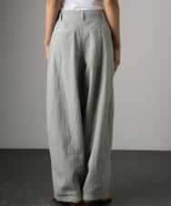 FMLGE01450 MICHEL KLEIN(ミッシェルクラン) [セットアップ対応]デニムバレルパンツ ライトグレー