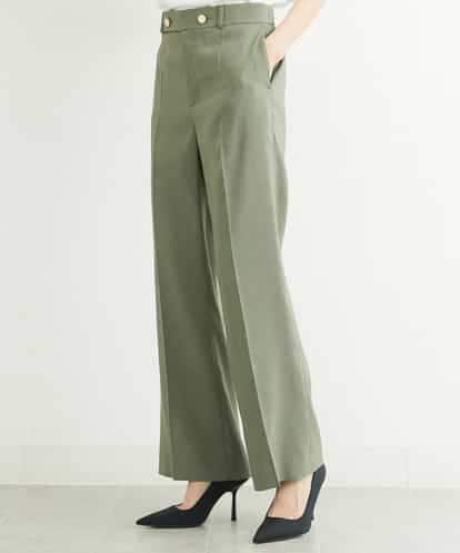FMLGS27230 MICHEL KLEIN [セットアップ対応／メディア着用]アイアスストレッチワイドパンツ