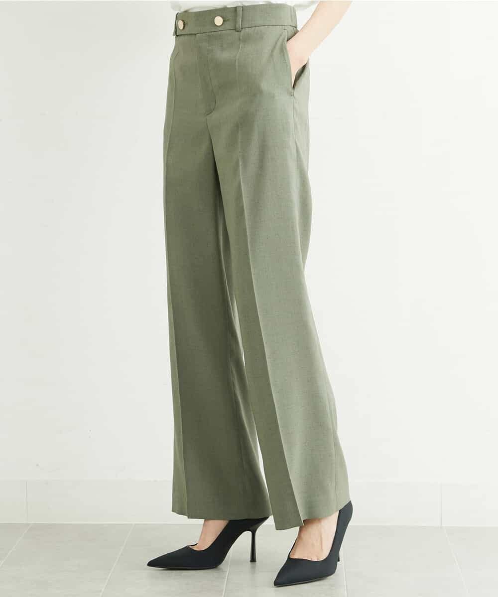 FMLGS27230 MICHEL KLEIN [セットアップ対応]アイアスストレッチワイドパンツ