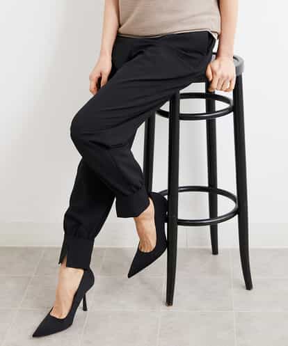 FMLGS40210 MICHEL KLEIN ストレッチスリットジョガーパンツ