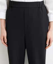 FMLGS40210 MICHEL KLEIN(ミッシェルクラン) ストレッチスリットジョガーパンツ ブラック(94)
