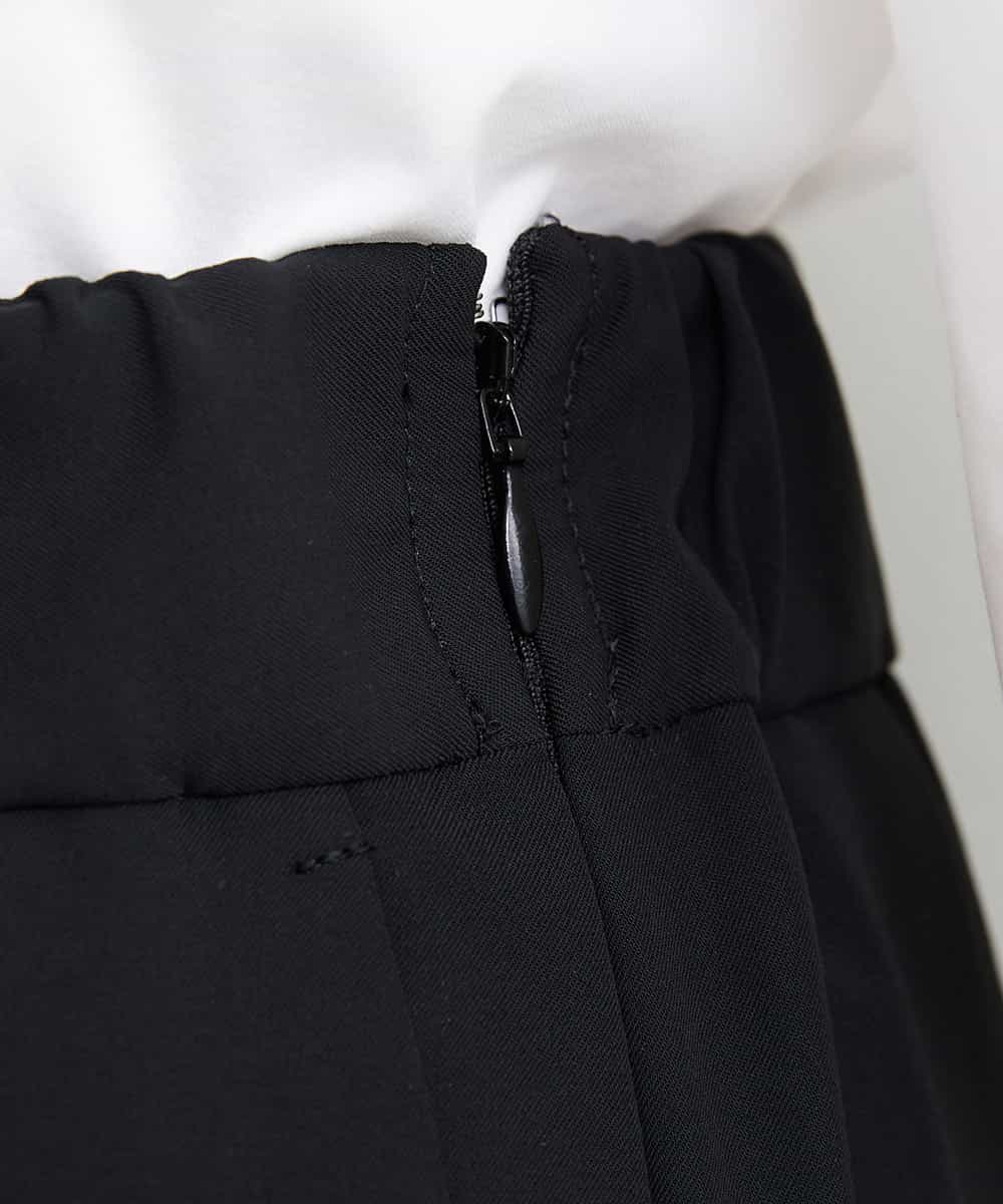 FMLGS40210 MICHEL KLEIN(ミッシェルクラン) ストレッチスリットジョガーパンツ ブラック(94)
