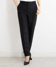 FMLGS42230 MICHEL KLEIN(ミッシェルクラン) [PLUS JACKET]バランサーキュラー(R)テーパードパンツ（セットアップ対応） ブラック(94)