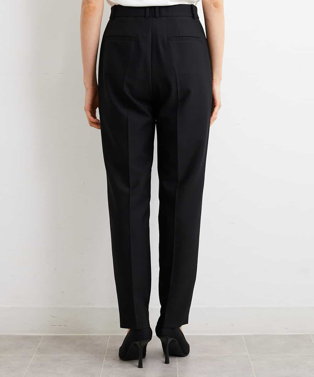 FMLGS42230 MICHEL KLEIN(ミッシェルクラン) [PLUS JACKET]バランサーキュラー(R)テーパードパンツ（セットアップ対応） ブラック(94)