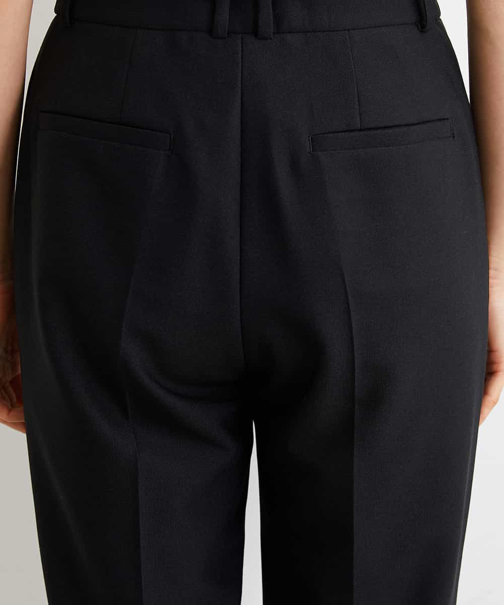 FMLGS42230 MICHEL KLEIN(ミッシェルクラン) [PLUS JACKET]バランサーキュラー(R)テーパードパンツ（セットアップ対応） ブラック(94)