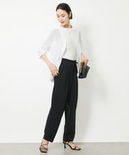 FMLGV47230 MICHEL KLEIN(ミッシェルクラン) センタープレスジョグパンツ カーキ(36)