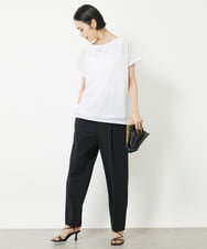 FMLGV47230 MICHEL KLEIN(ミッシェルクラン) センタープレスジョグパンツ カーキ(36)
