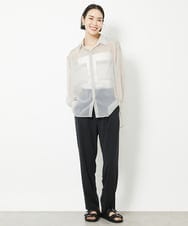 FMLGV47230 MICHEL KLEIN(ミッシェルクラン) センタープレスジョグパンツ カーキ(36)
