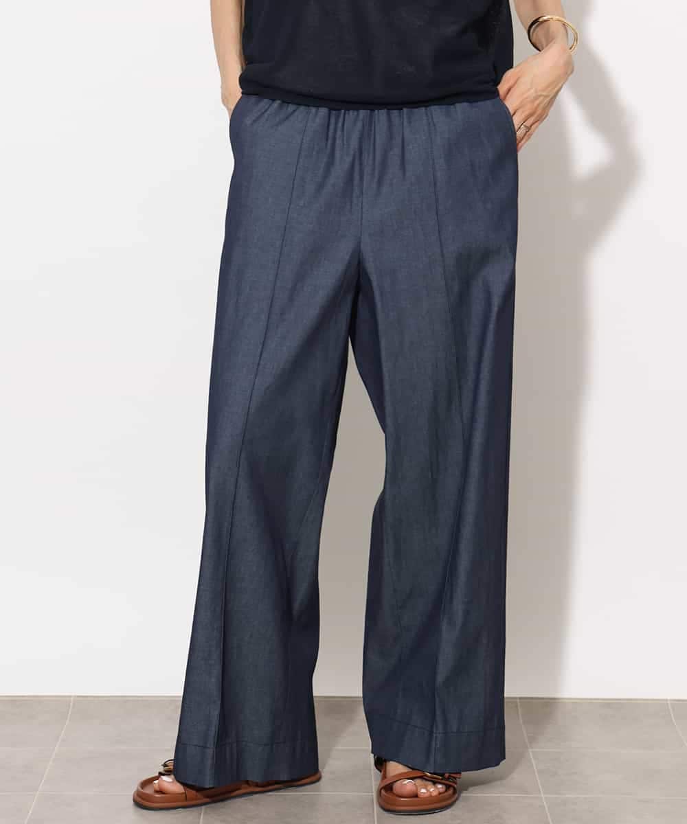 FMLHA07210 MICHEL KLEIN ライトオンスデニムワイドパンツ