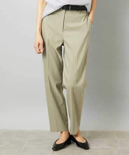 FMLHD08250 MICHEL KLEIN リネンストレッチ テーパードパンツ