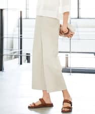 FMLHD17200 MICHEL KLEIN(ミッシェルクラン) [新色追加][定番人気]ドライストレッチワイドパンツ ベージュ