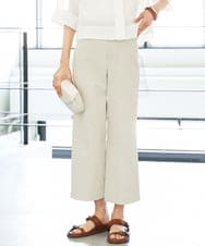 FMLHD17200 MICHEL KLEIN(ミッシェルクラン) [新色追加][定番人気]ドライストレッチワイドパンツ ベージュ