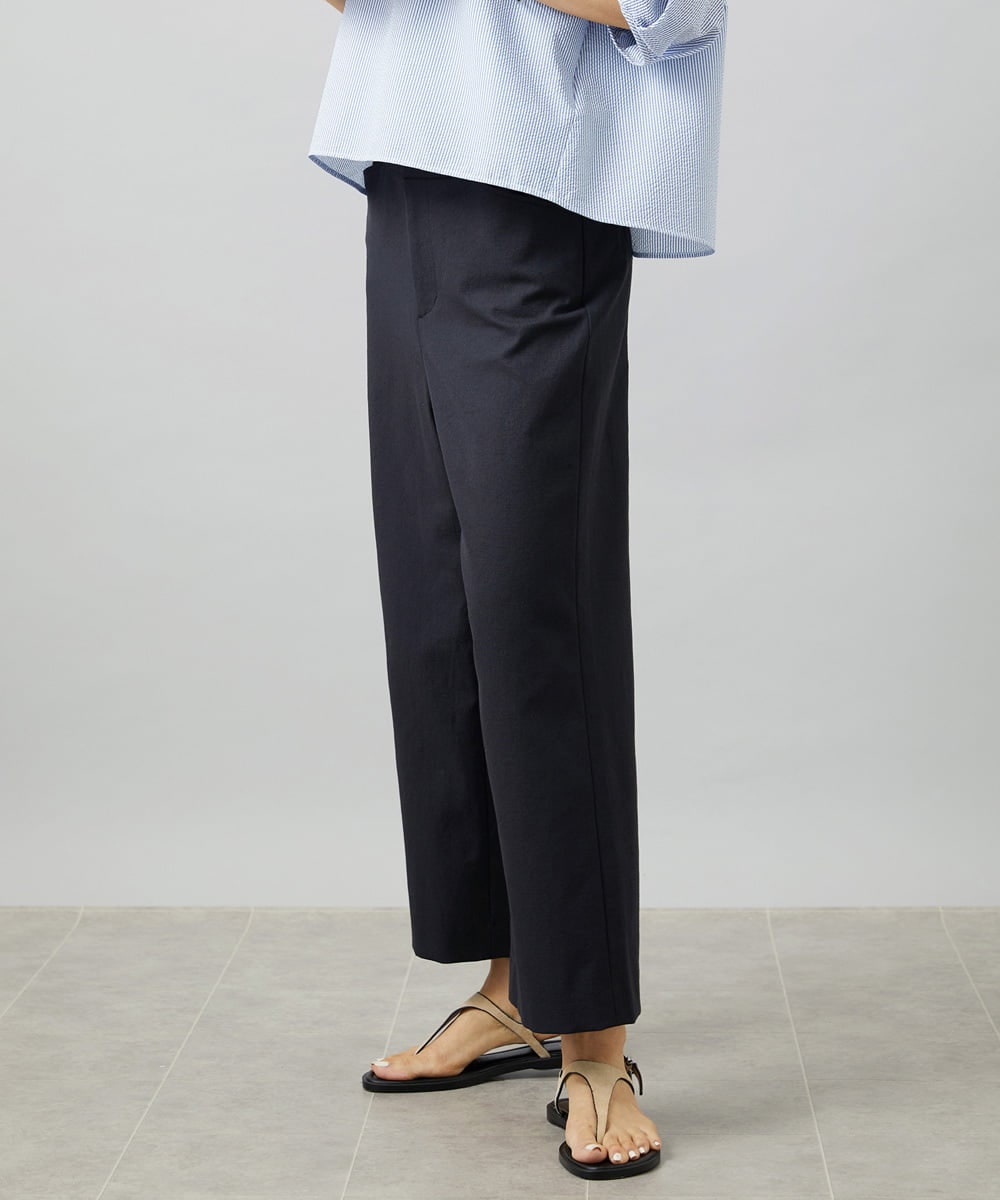 FMLHD17200 MICHEL KLEIN(ミッシェルクラン) [新色追加][定番人気]ドライストレッチワイドパンツ ベージュ