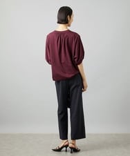 FMLHD17200 MICHEL KLEIN(ミッシェルクラン) [新色追加][定番人気]ドライストレッチワイドパンツ ベージュ
