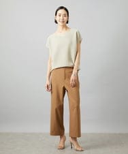 FMLHD17200 MICHEL KLEIN(ミッシェルクラン) [新色追加][定番人気]ドライストレッチワイドパンツ ベージュ