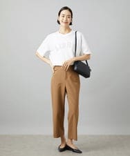 FMLHD17200 MICHEL KLEIN(ミッシェルクラン) [新色追加][定番人気]ドライストレッチワイドパンツ ベージュ