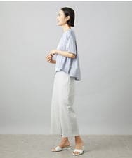 FMLHD17200 MICHEL KLEIN(ミッシェルクラン) [新色追加][定番人気]ドライストレッチワイドパンツ ベージュ