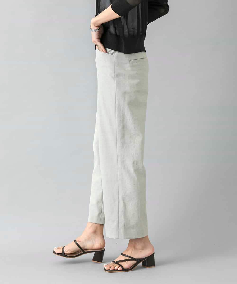 FMLHD17200 MICHEL KLEIN(ミッシェルクラン) [新色追加][定番人気]ドライストレッチワイドパンツ ベージュ