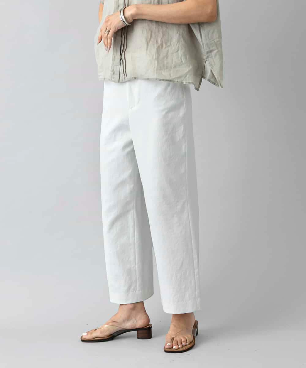 FMLHD17200 MICHEL KLEIN(ミッシェルクラン) [新色追加][定番人気]ドライストレッチワイドパンツ ベージュ