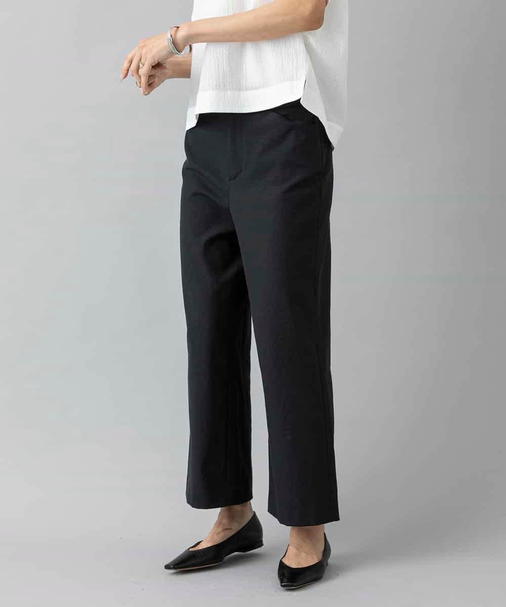 FMLHD17200 MICHEL KLEIN(ミッシェルクラン) [新色追加][定番人気]ドライストレッチワイドパンツ ベージュ