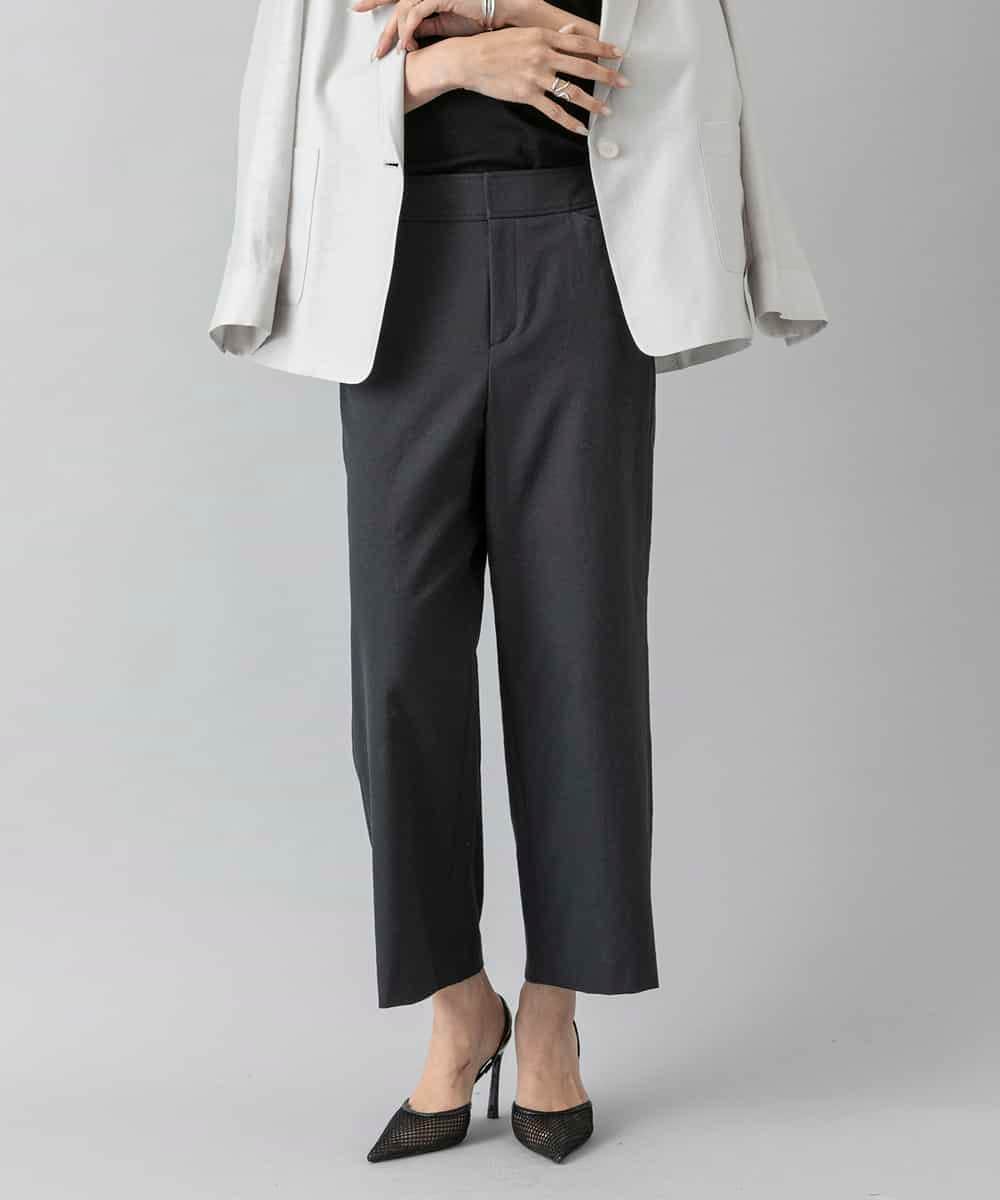 FMLHD17200 MICHEL KLEIN(ミッシェルクラン) [新色追加][定番人気]ドライストレッチワイドパンツ ベージュ
