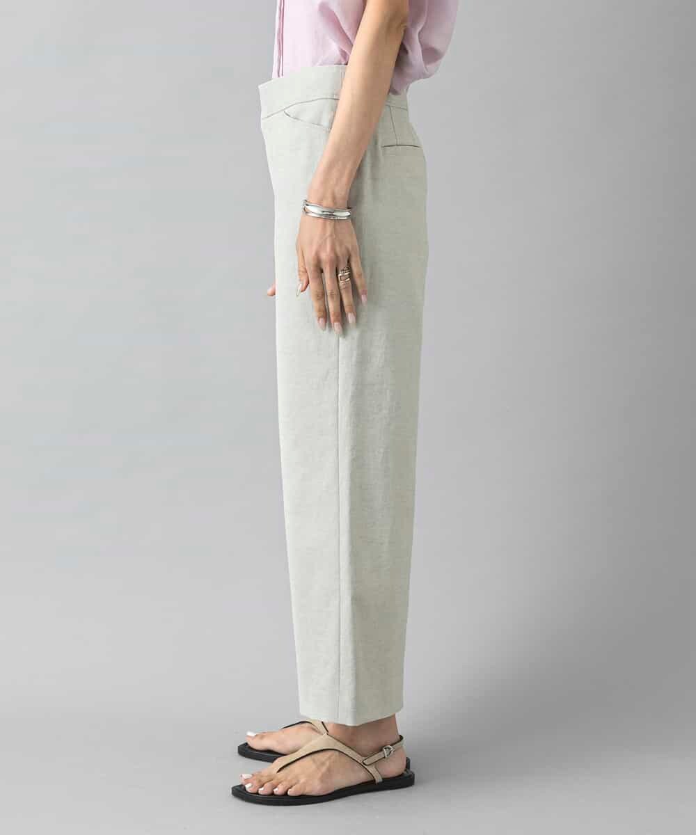 FMLHD17200 MICHEL KLEIN(ミッシェルクラン) [新色追加][定番人気]ドライストレッチワイドパンツ ベージュ