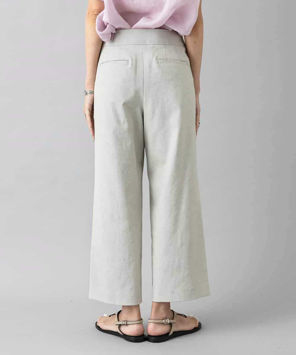 FMLHD17200 MICHEL KLEIN(ミッシェルクラン) [新色追加][定番人気]ドライストレッチワイドパンツ ベージュ