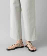 FMLHD17200 MICHEL KLEIN(ミッシェルクラン) [新色追加][定番人気]ドライストレッチワイドパンツ ベージュ