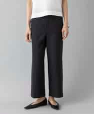 FMLHD17200 MICHEL KLEIN(ミッシェルクラン) [新色追加][定番人気]ドライストレッチワイドパンツ ブラック