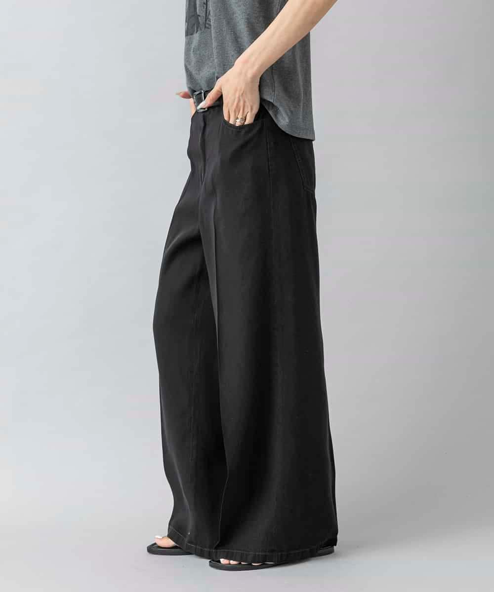 FMLHD18260 MICHEL KLEIN(ミッシェルクラン) ライトデニムパンツ ブラック