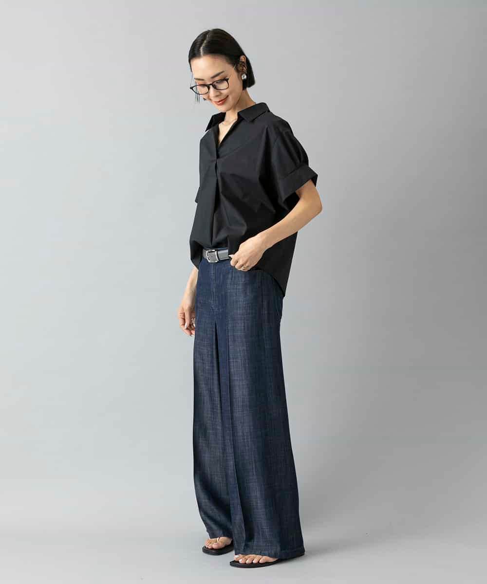 FMLHD18260 MICHEL KLEIN(ミッシェルクラン) ライトデニムパンツ ブラック