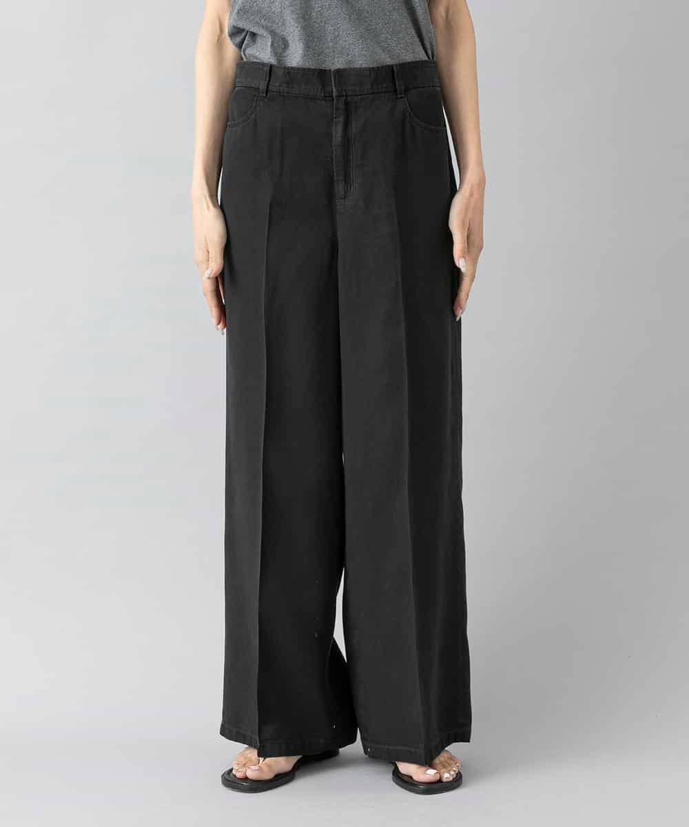 FMLHD18260 MICHEL KLEIN(ミッシェルクラン) ライトデニムパンツ ブラック