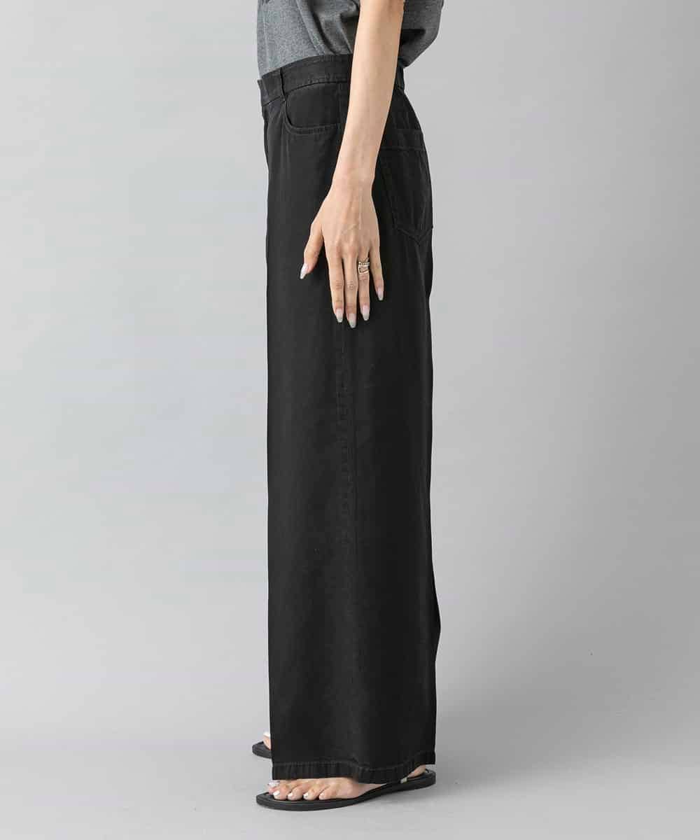 FMLHD18260 MICHEL KLEIN(ミッシェルクラン) ライトデニムパンツ ブラック