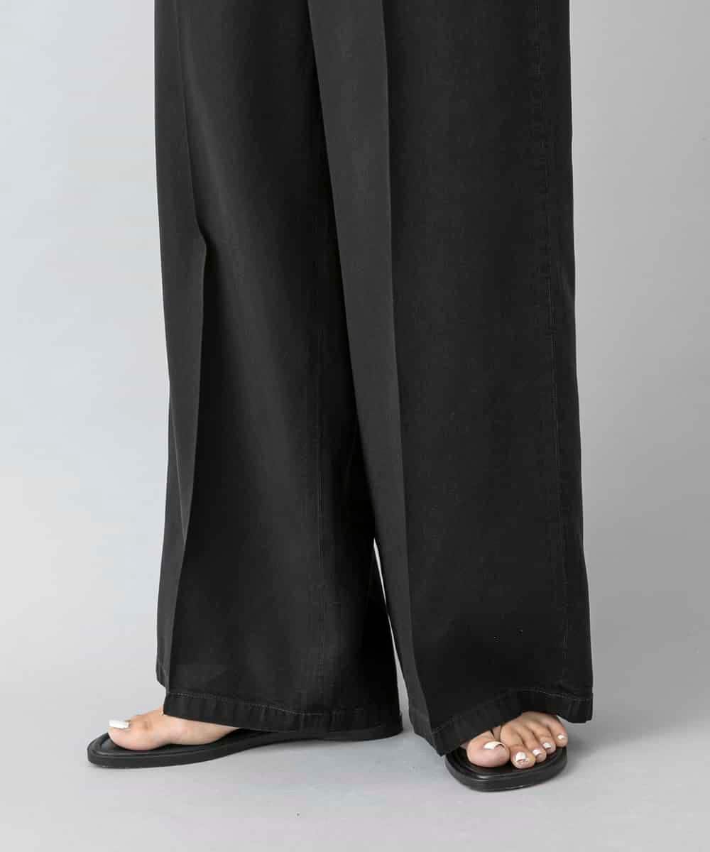 FMLHD18260 MICHEL KLEIN(ミッシェルクラン) ライトデニムパンツ ブラック