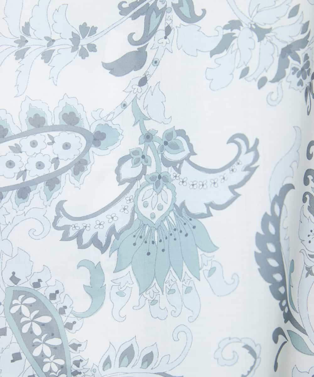 FMLHV54270 MICHEL KLEIN(ミッシェルクラン) ペイズリープリントリラクシーパンツ ブラック系(94)