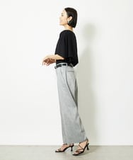 FMLJA01170 MICHEL KLEIN(ミッシェルクラン) チノワイドパンツ グレー