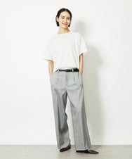 FMLJA01170 MICHEL KLEIN(ミッシェルクラン) チノワイドパンツ グレー