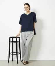 FMLJA01170 MICHEL KLEIN(ミッシェルクラン) チノワイドパンツ グレー