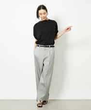 FMLJA01170 MICHEL KLEIN(ミッシェルクラン) チノワイドパンツ グレー