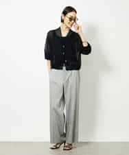 FMLJA01170 MICHEL KLEIN(ミッシェルクラン) チノワイドパンツ グレー