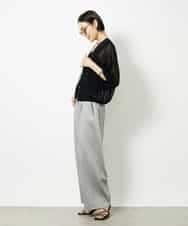 FMLJA01170 MICHEL KLEIN(ミッシェルクラン) チノワイドパンツ グレー