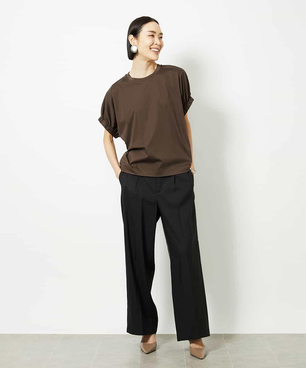 FMLJA01170 MICHEL KLEIN(ミッシェルクラン) チノワイドパンツ グレー