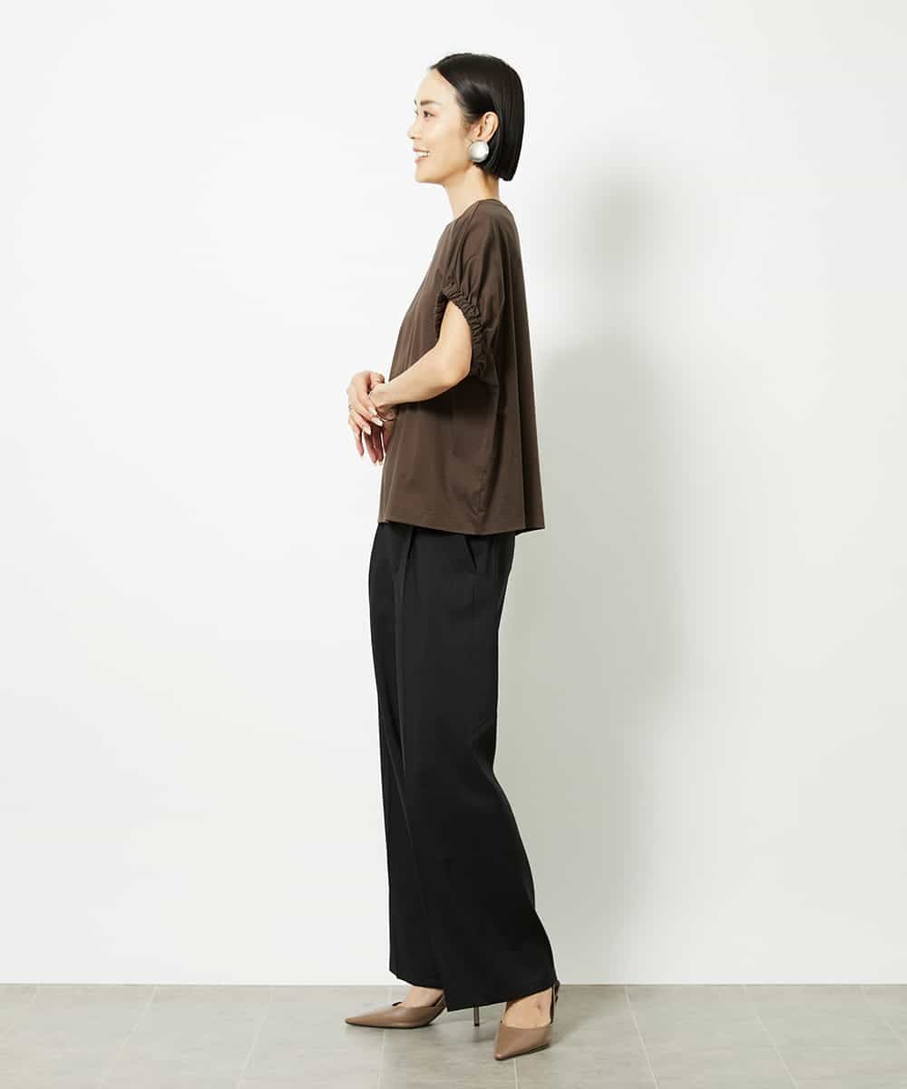 FMLJA01170 MICHEL KLEIN(ミッシェルクラン) チノワイドパンツ グレー