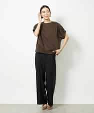 FMLJA01170 MICHEL KLEIN(ミッシェルクラン) チノワイドパンツ グレー