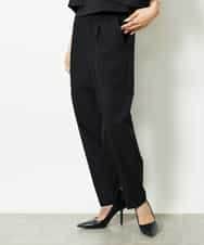 FMLJA05230 MICHEL KLEIN(ミッシェルクラン) ［セットアップ対応］コージーテーパードパンツ ブラウン