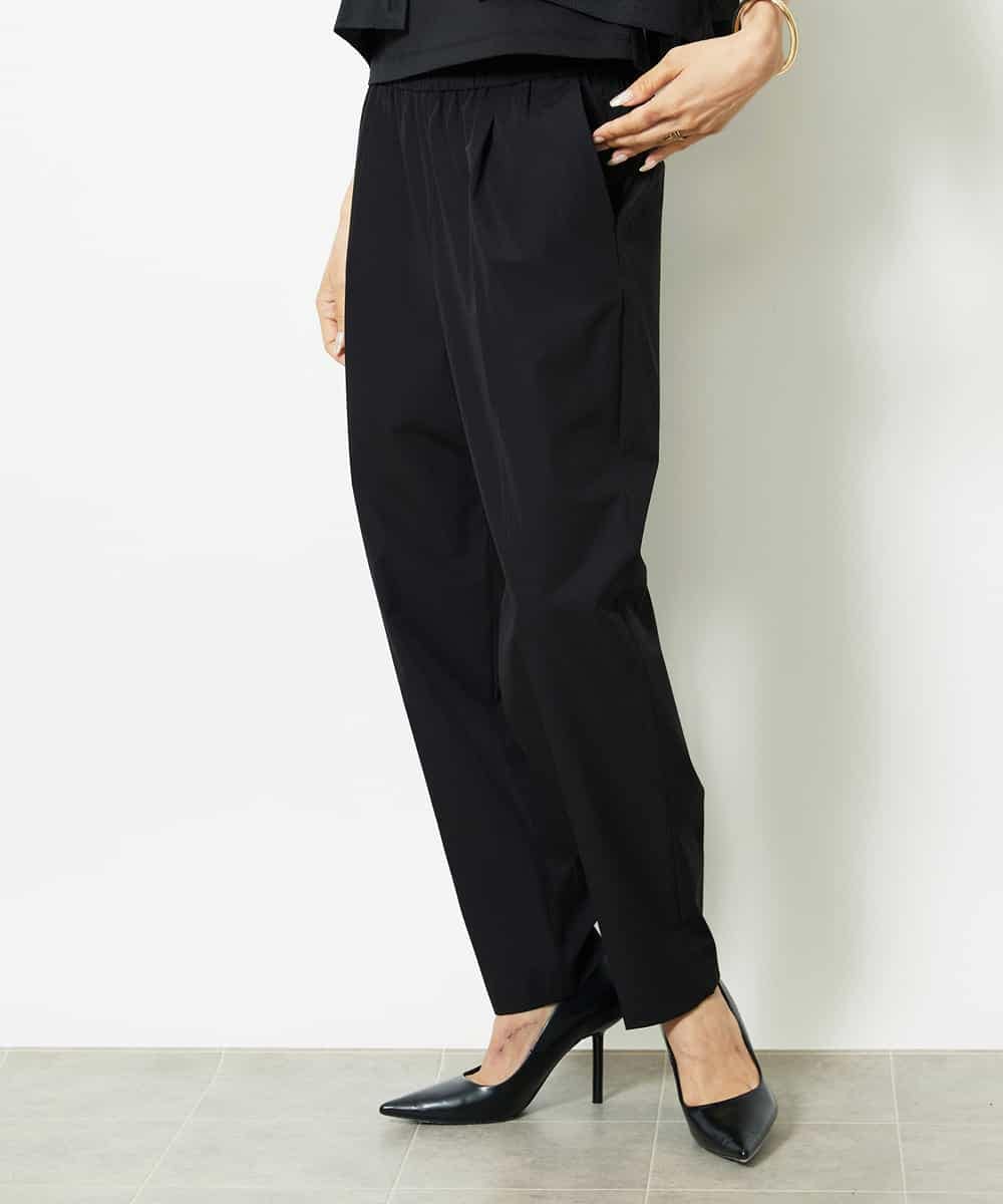 FMLJA05230 MICHEL KLEIN(ミッシェルクラン) ［セットアップ対応］コージーテーパードパンツ ブラウン