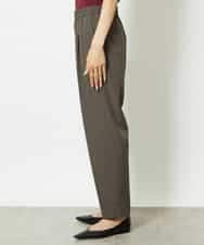 FMLJA05230 MICHEL KLEIN(ミッシェルクラン) ［セットアップ対応］コージーテーパードパンツ ブラウン