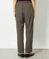 FMLJA05230 MICHEL KLEIN(ミッシェルクラン) ［セットアップ対応］コージーテーパードパンツ ブラウン