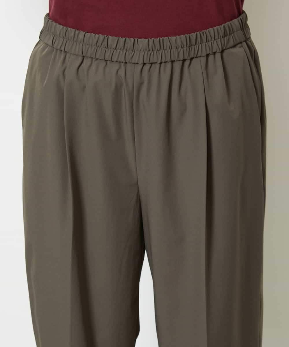 FMLJA05230 MICHEL KLEIN(ミッシェルクラン) ［セットアップ対応］コージーテーパードパンツ ブラウン